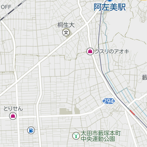群馬県みどり市の地図 | いつもNAVI