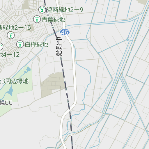 北海道北広島市の地図 | いつもNAVI